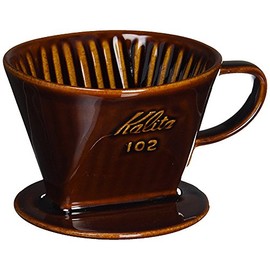 Carita Ceramic Coffee Dripper 102-Roto Brown (50205)
