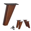 AKB Hardware 4 Pcs Set Solid Wood Furniture Legs –