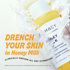 Farmacy Honey Milk Hydrating Essence with Ceramides - Face Primer Replenishes Moisture Barrier, Smooths Wrinkles & Boosts Elasticity - 120ml