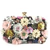 Women's Sequins Floral Wedding Party Clutch and Chain Strap Shoulder