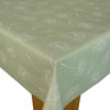 Karina Home Megan Wipe Clean Tablecloth Vinyl PVC (Sage Green,