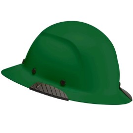 LIFT Safety HDF-19GG DAX Green, Full Brim Hard Hat w/ Ratchet Suspension