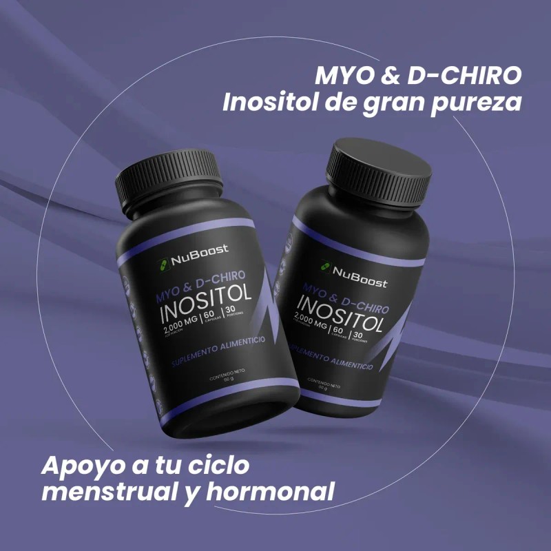 Myo Y D-chiro Inositol Nuboost 60 Cpsulas De 2g