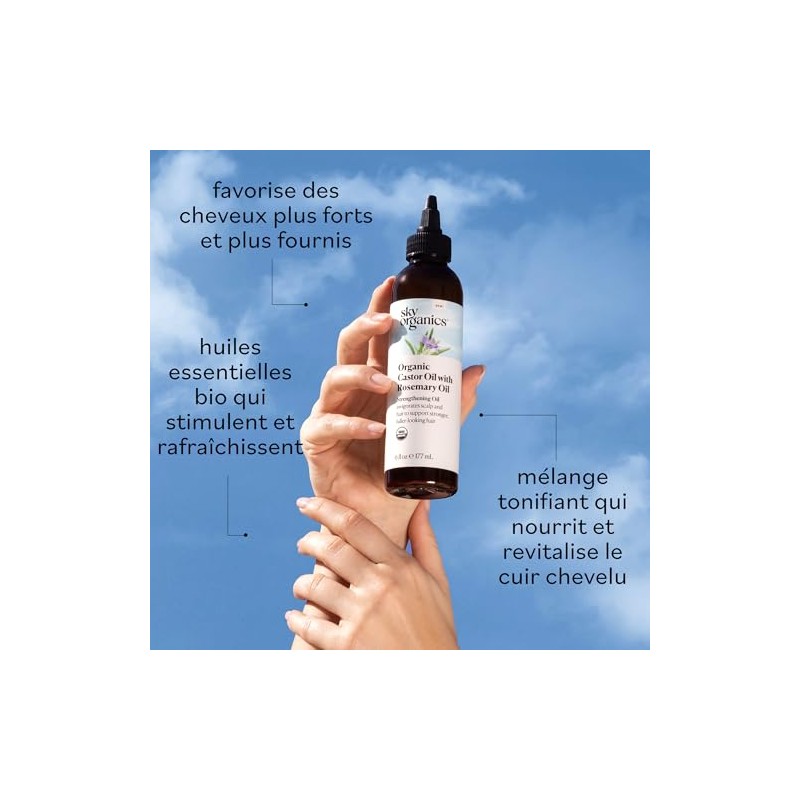 Sky Organics Aceite de Ricino Org?nico Usda con Aceite de