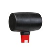 YIYITOOLS YY-2-005 Rubber Mallet Hammer With fiberglass Handle–16-oz, black