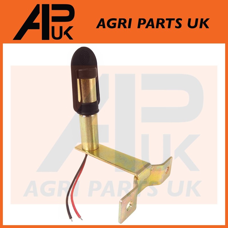 Rotating Flashing Amber Beacon Mount Flexible DIN Pole Tractor Mounting