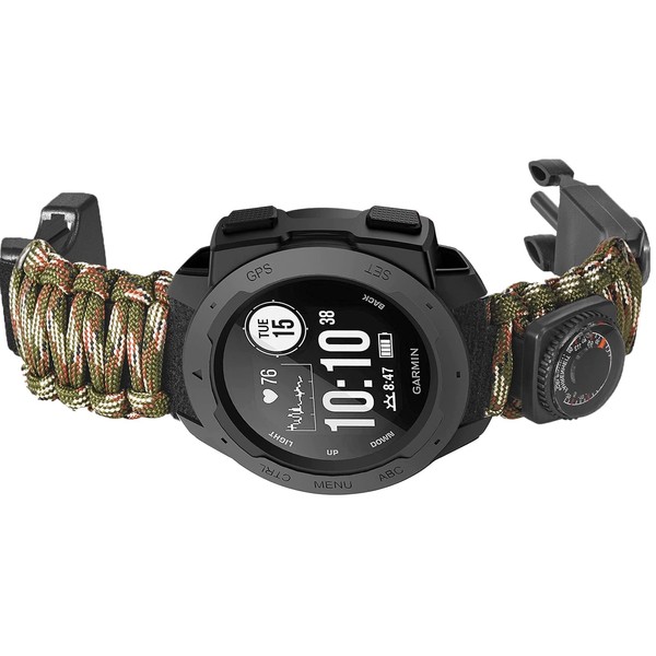 Onewly Compatible with Garmin Instinct Watch Bands,Outdoor Survival Umbrella Rope
