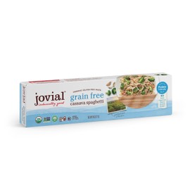 Jovial Grain-Free Cassava Spaghetti - Spaghetti Noodles, Cassava Pasta, Paleo Pasta, Gluten Free Pasta Spaghetti, Grain-Free, Certified Gluten-Free, USDA Certified Organic, Non-GMO - 8 Oz, 1 Pack