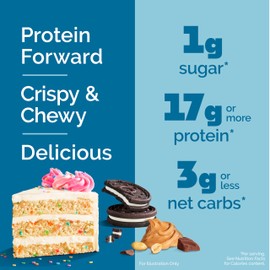 Quest Nutrition Crispy Variety Pack Protein Bars, Protein Rich, Low Sugar, Gluten Free, 12 Count