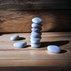 ZEN&TAO Small Size Smooth Flat Pebbles Hand Picked Stacking Stones