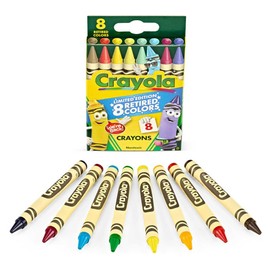 Crayola Crayons Limited Edition with 8 Retired Colors, 1 Box
