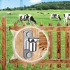 Insaga Cast 304 Stainless Steel Gate Hinges, 4pcs Wall Mount