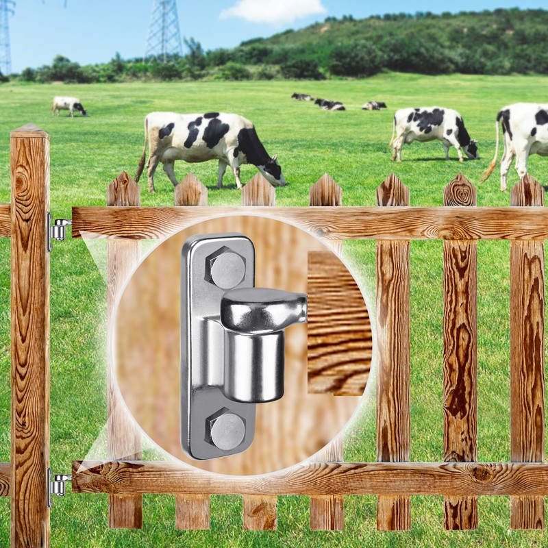 Insaga Cast 304 Stainless Steel Gate Hinges, 4pcs Wall Mount