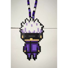 NEW Jujutsu Kaisen’s Gojo Kandi Perler Necklace EDM EDC Fest Rave Dance 🪩
