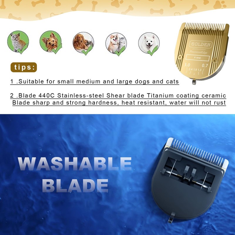BESTBOMG 5-in-1 Pro Animal Replacement Blades Compatible with Arco, Bravura,
