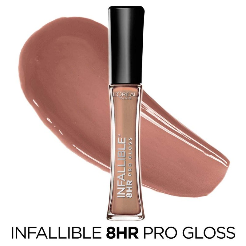 L’Oreal Paris Makeup Infallible 8 Hour Hydrating Lip Gloss, Coral