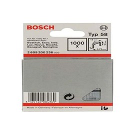 Bosch 2609200236 Fine Wire Staple 10x13mm 1000 pcs, Silver, 10 x 13 mm