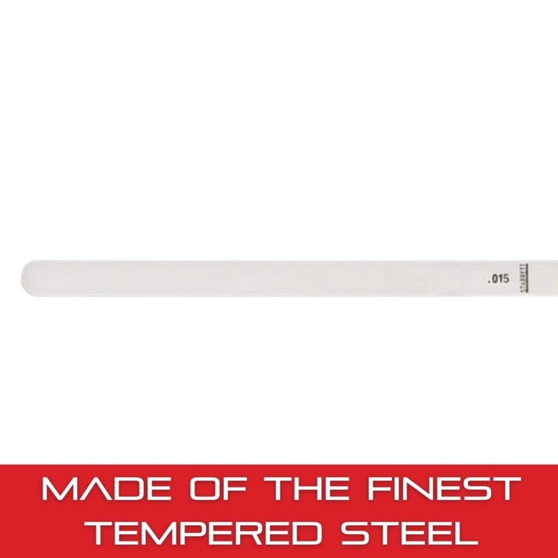 Starrett Tempered Steel Thickness Gage or Feeler Stock with Rounded