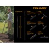 Fiskars Rake with 14 Prongs, Tool Head, Width: 36 cm,