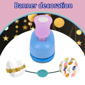 Craft Circle Hole Punch, Different Size of Scrapbooking Punches Crafting Designs for Office Supplies, Card Making, DIY Albums Photos, Easy Operation（3 Pcs）