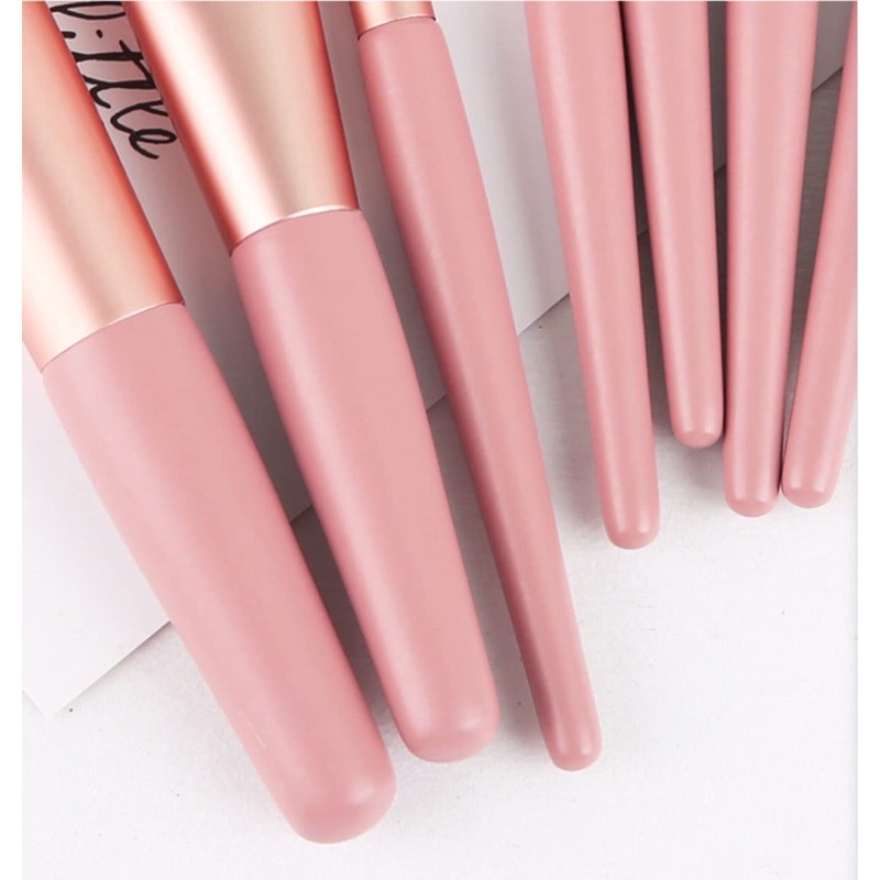 Trust Contact Makeup Brushes Set of 8 with Pouch, Compact