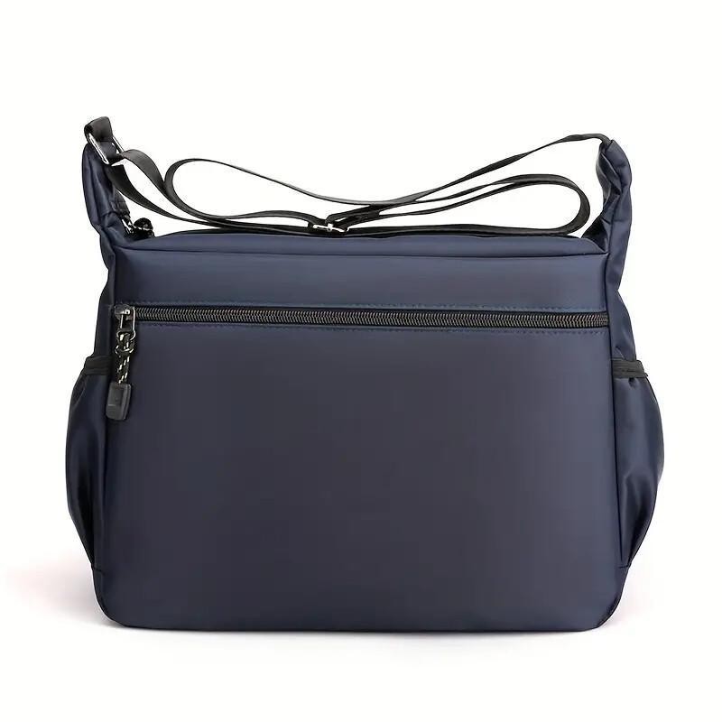 Maxoner Men's Messenger Bag Five-layer Water Resistant Nylon Crossbody Sling