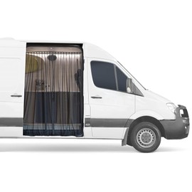 SANJINFON Van Bug Screen RV Magnetic Screen Door 83"x59" for Sliding Door - Heavy Duty Bug Screen Protector with Magnetic Closure, RV Window Screen (Side Door, 71'' x 59" (H x W))