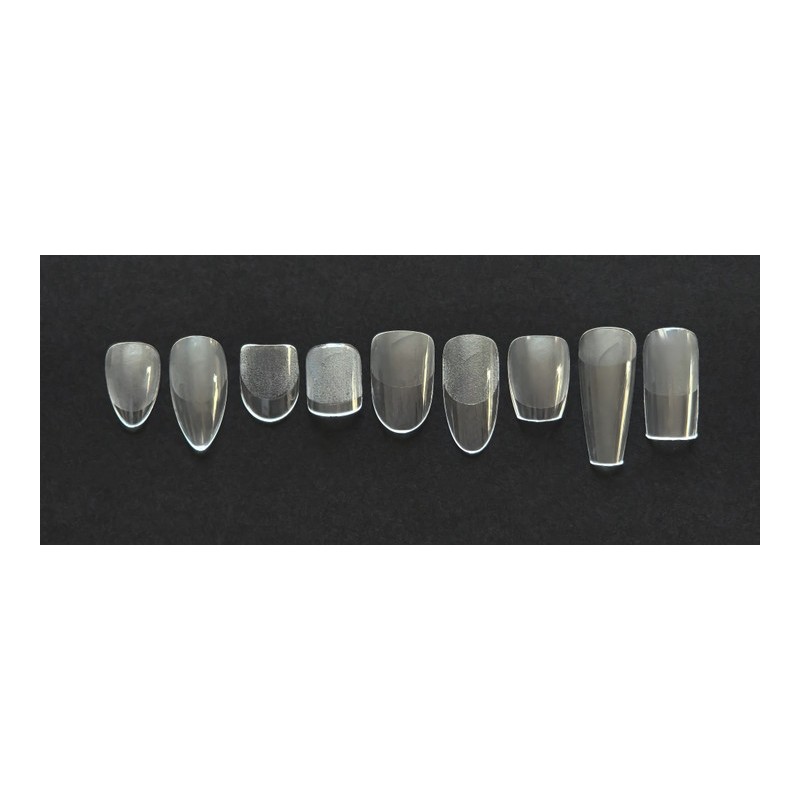 Sample tip for handmade nail tip size measurement Nail Lente