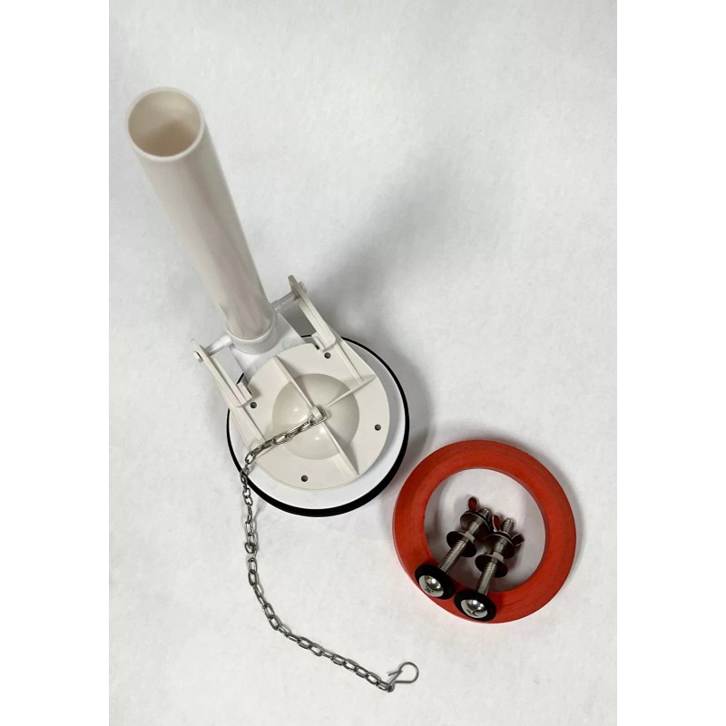 NUFLUSH Champion 4 Flapper Valve Assembly Replacement with Stainless Steel