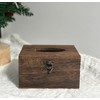 Wooden Tissue Box Cover Kleenexes Box Holder Rectangular Tissue Box