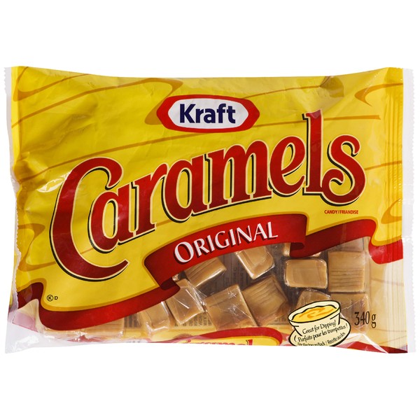 Kraft Original Caramels Candy, 340g/12 oz., (12pk) {Imported from Canada}