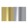 A4 Card with Real Gold and Genuine Silver Pearlescent Shimmer