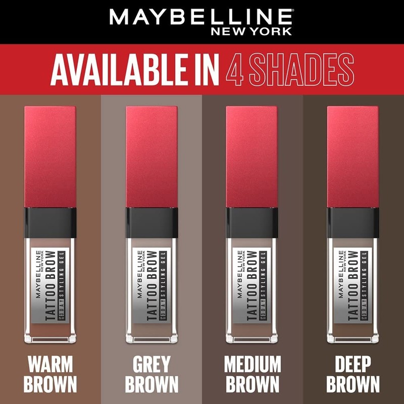 Maybelline New York Tattoo Brow 3D, estilizador de cejas en