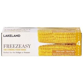 Lakeland Freezeasy Flat Food Freezer Bags, 20 x 30cm, Pack of 100