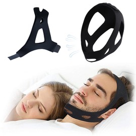 parniho CPAP Chin Strap,Chin Strap for CPAP Users,Anti Snoring Chin Strap with Adjustable Velcro, Chin Strap for Sleeping, Anti Snoring Devices Breathable and Reusable.