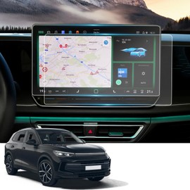 Compatible with 2025 Tiguan Screen Protector for 2025 VW Tiguan Accessories Screen Protector for 2025 VW Tiguan Base/Elegance/R-Line 12.9" Touch-screen Display Nano Film Scratch Resistant 2 Pack