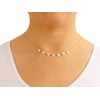 Carré - Collar con Flores de Madre Perla y Baño