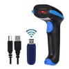 WoneNice 2.4G Wireless Barcode Scanner – 1D Handheld Cordless Barcode