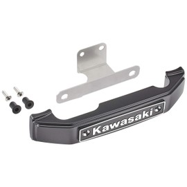 PMC Z900RS Kawasaki Stem Emblem Set, Lowercase with Mounting Stay, Black 189-1026