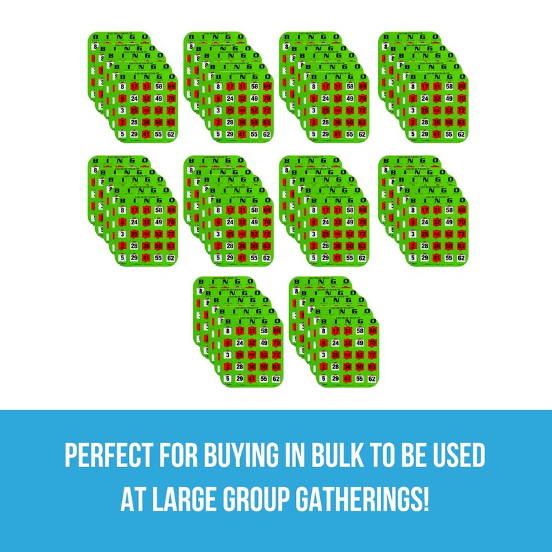 Regal Bingo Bulk Bingo Cards with Sliding Windows - Reusable