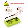 VANBOW BT183342/BT283342 2.4V 800mAh Ni-MH Battery Pack, Compatible with AT&T