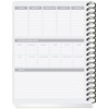 Scribe, CLÁSICO, Cuaderno Profesional con Espiral Doble de Pasta Semi