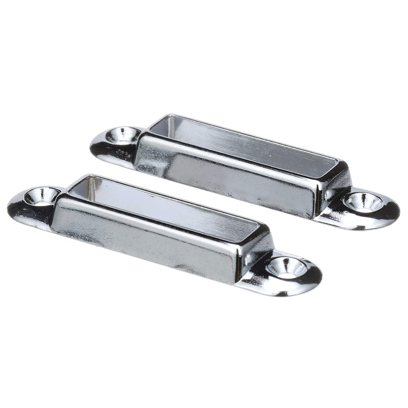 Seachoice Boat Cover Support Sockets, Chrome Plated Zinc, Set of