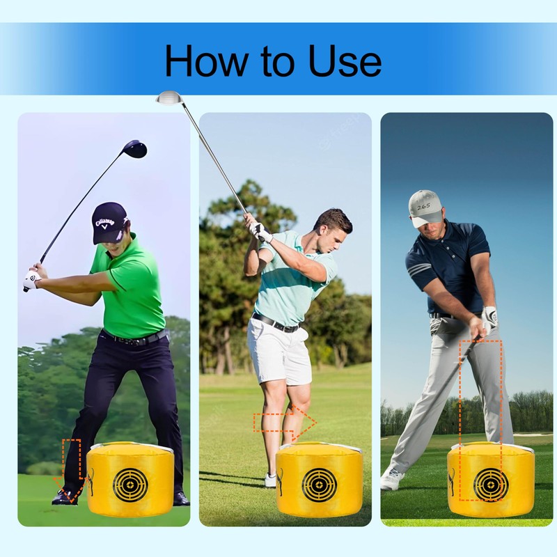 Hairchens Golf Impact Bag Golf Hitting Bag Hitting Bag Golf