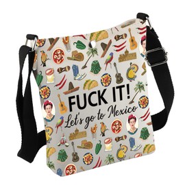 Mexico Crossbody Bag Mexico Lover Gift Mexico Travel Gift Mexico Welcome Bag Girls Trip To Mexico Gift For Her, mexico bag