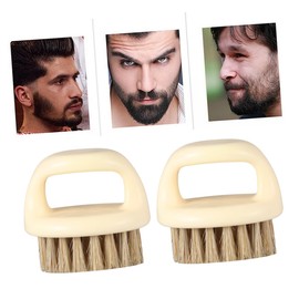 Healeved Beard Care Accessory Set 2pcs Men's Brush Comb Beard Cleaning Brush for Men