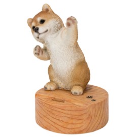 Woobia Dancing Shiba Inu Smartphone Stand 4.6 x 3.9 x 6.0 inches (11.7 x 9.8 x 15.2 cm), Figure, Shiba Inu Doll, Animal, Dog, Music, Dance, Cute H20364