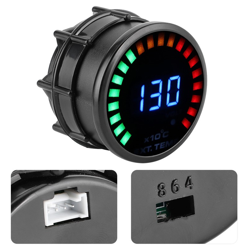 2in 52mm Exhaust Gas Temp Gauge LED EGT Digital Meter