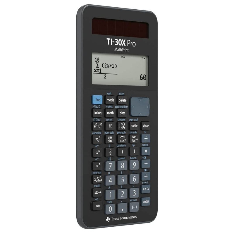 CALCUSO Sparpaket Schwarz mit Taschenrechner TI-30X Pro Mathprint