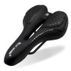 Bicycle Saddle Breathable PU Leather Hollow Cushion Comfortable Road Bike